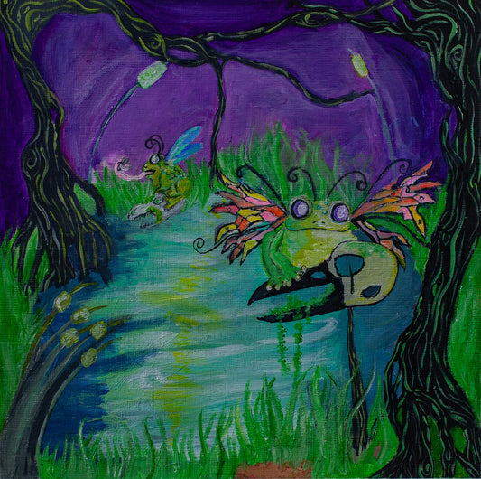 Faerie Frog  - Giclee Print