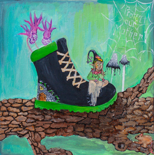 Protect Our Mother Gnome - Giclee Print