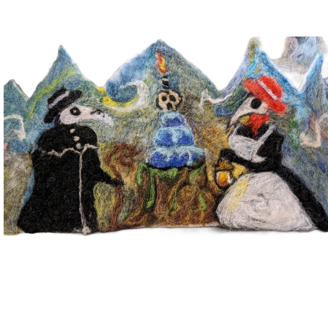 Custom Needle Felted Crown