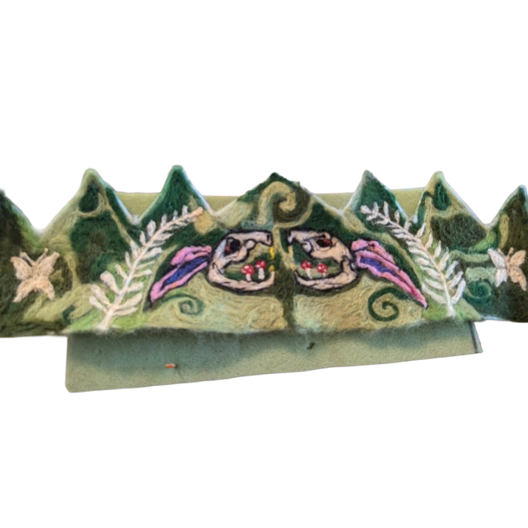Custom Needle Felted Crown