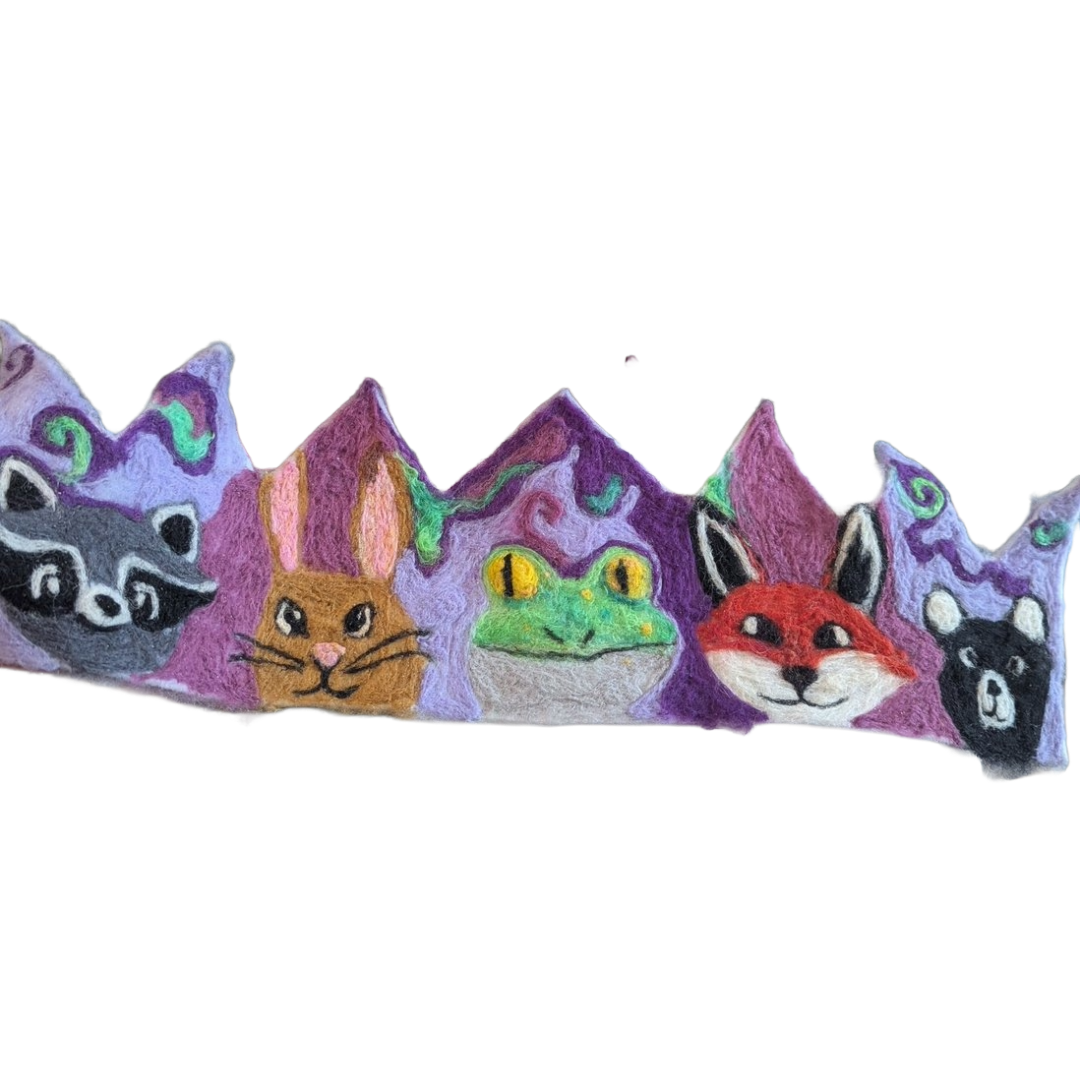 Custom Needle Felted Crown