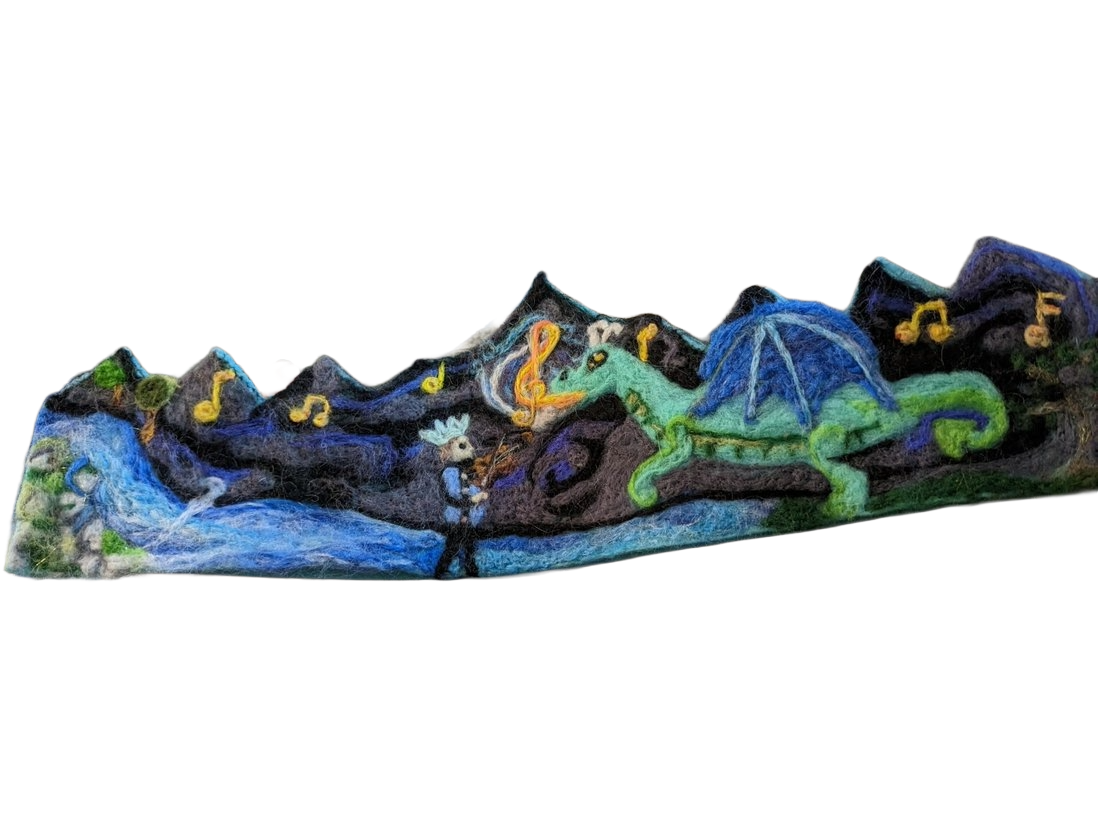 Custom Needle Felted Crown