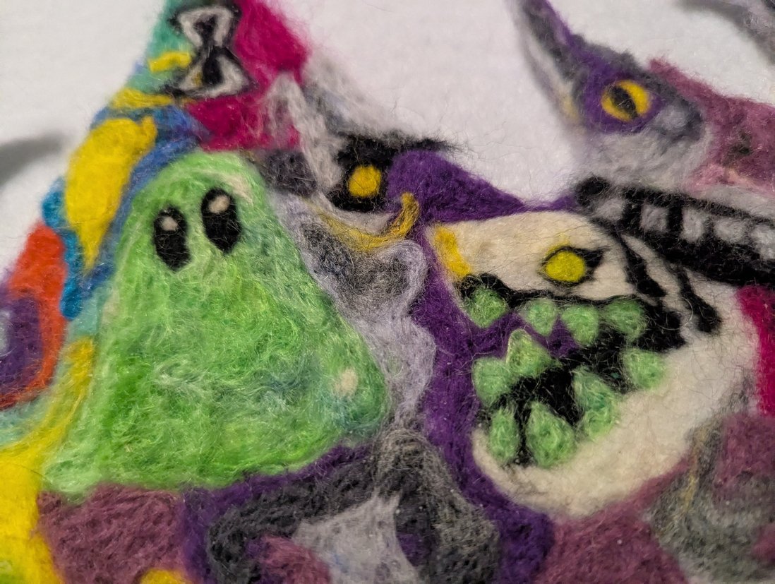Custom Needle Felted Crown